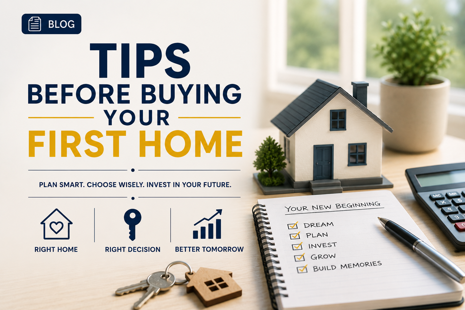 First time home buyer tips Pune